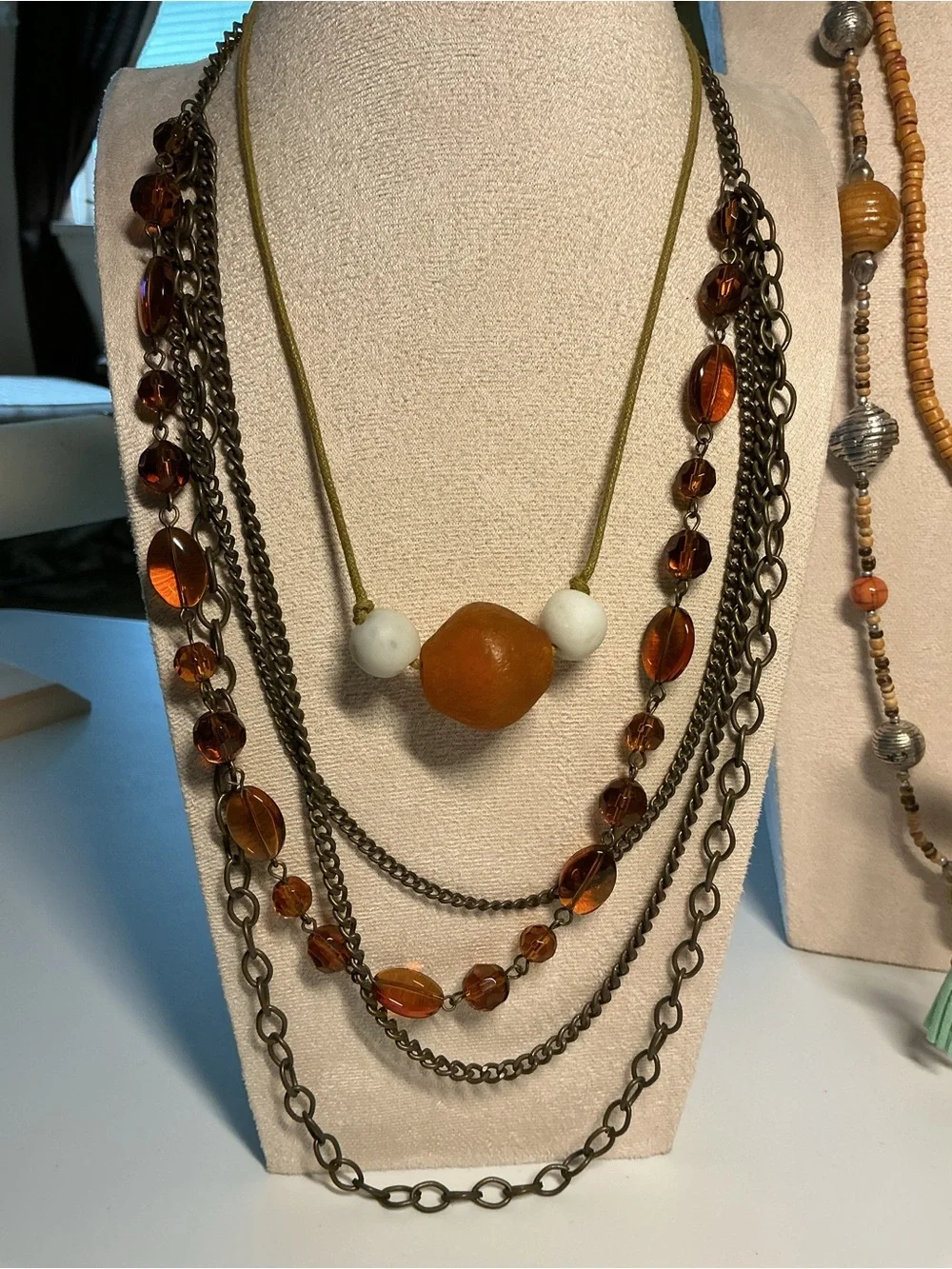 Ink and Alloy and Others Beaded Necklace Set